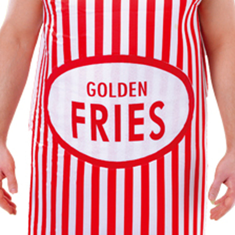 Fun Food Party Costume cosplay Play Mardi Gras Halloween Stage Performance Costume Fries Performance Costume