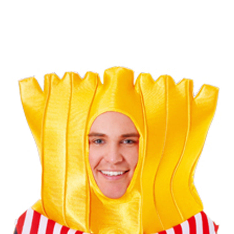 Fun Food Party Costume cosplay Play Mardi Gras Halloween Stage Performance Costume Fries Performance Costume