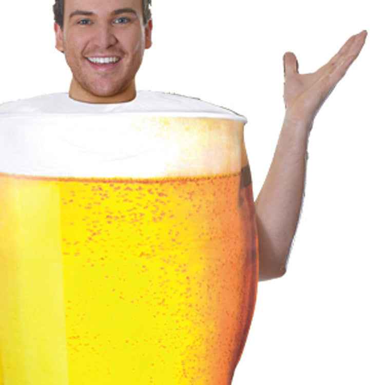 Cross-border supply Halloween beer mug performance costume cosplay role-playing funny adult male performance costume