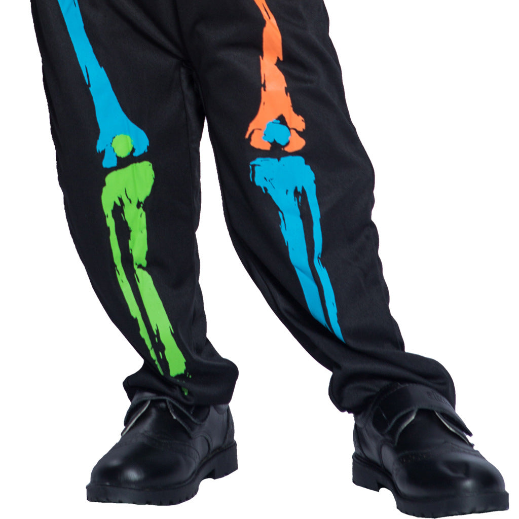 Cross-border Supply Carnival Halloween Ghost Festival cosplay Ball Stage Men's and Women's Skull Clothes Pirate Clothes