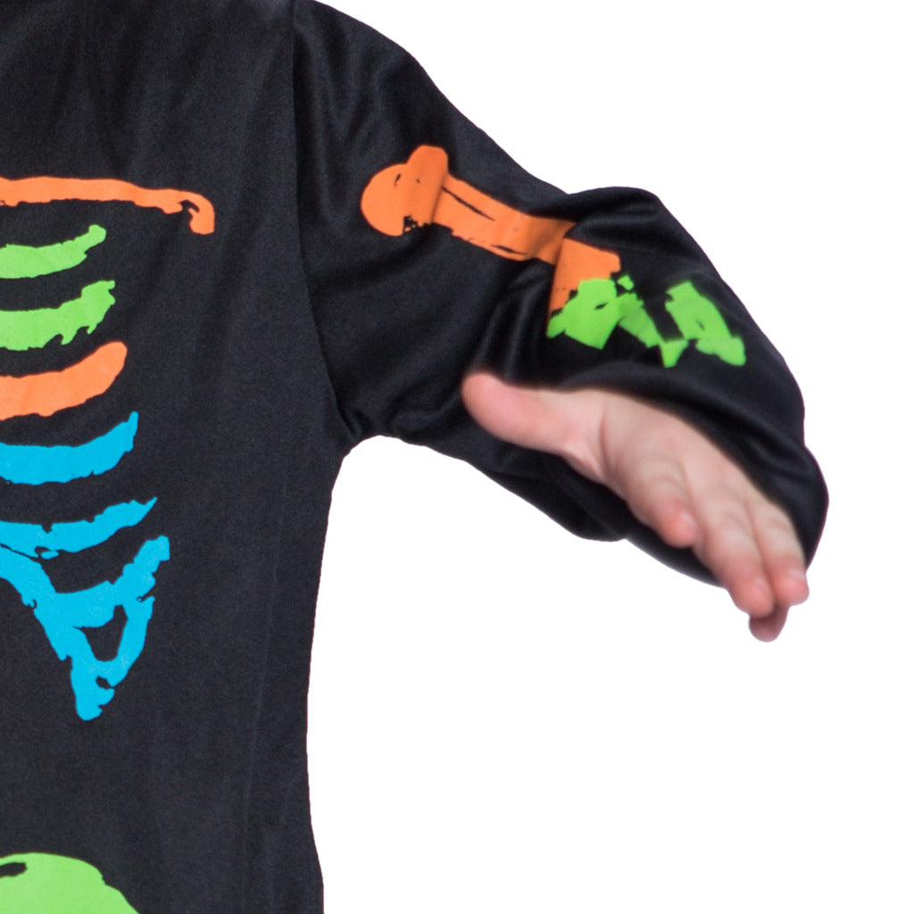 Cross-border Supply Carnival Halloween Ghost Festival cosplay Ball Stage Men's and Women's Skull Clothes Pirate Clothes
