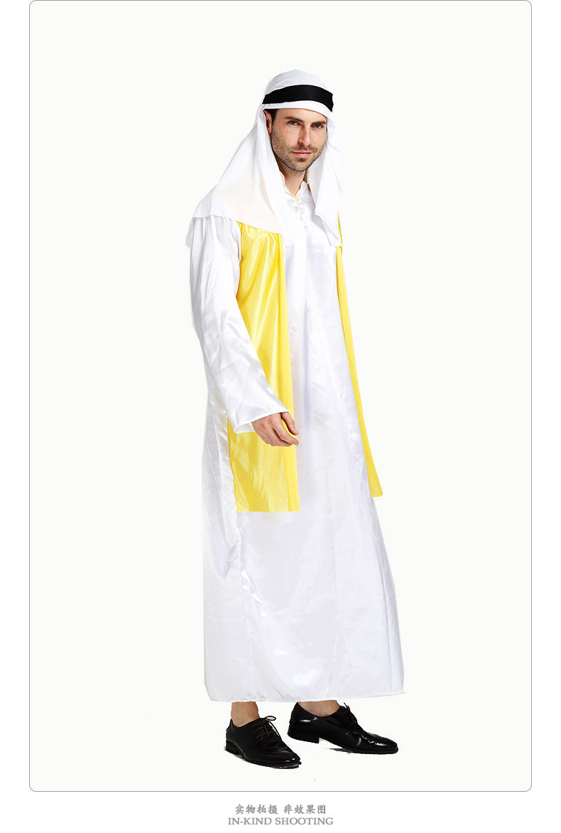 European and American Halloween Festival Party Costume Prince Adult Male Rich Man Gold Vest Outfit