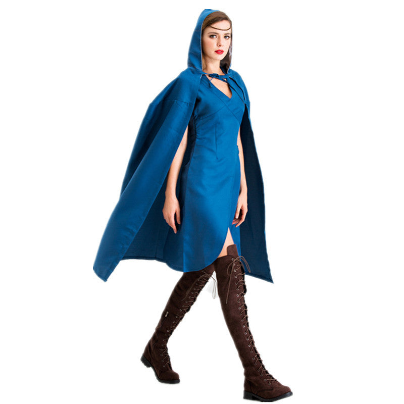 Halloween character costume dragon mother Daenerys cloak game of rights Song of Ice and Fire Warrior clothing wholesale