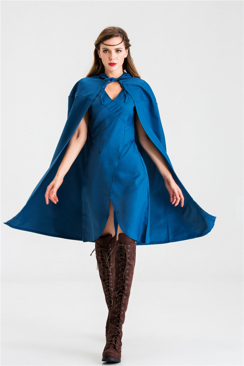Halloween character costume dragon mother Daenerys cloak game of rights Song of Ice and Fire Warrior clothing wholesale