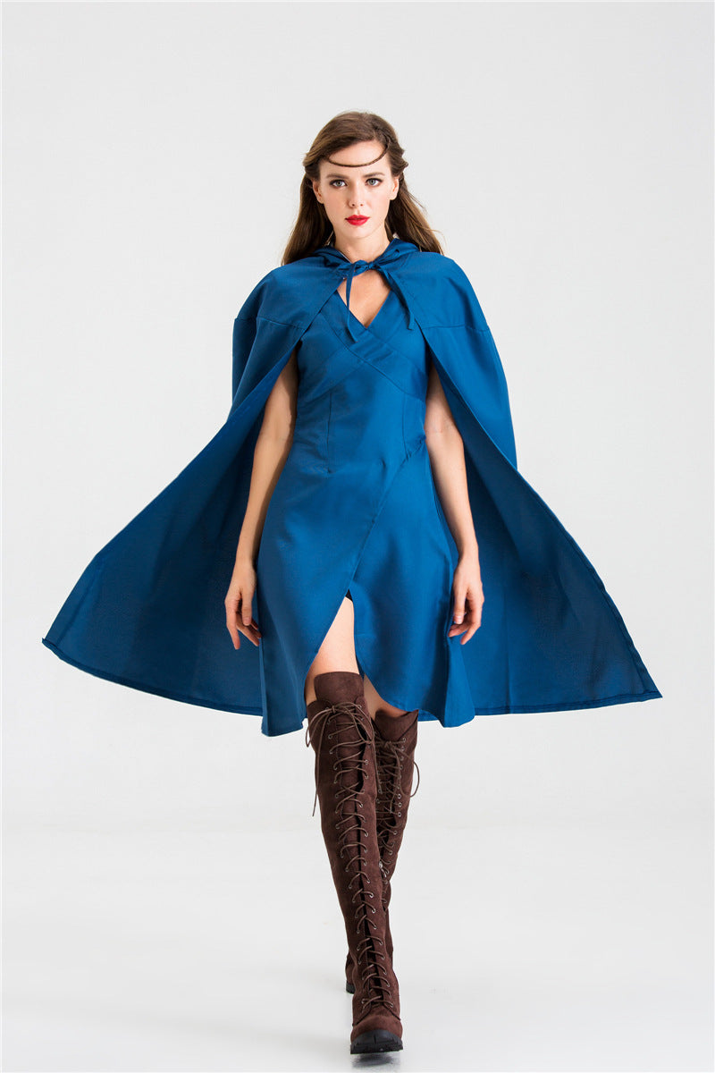 Halloween character costume dragon mother Daenerys cloak game of rights Song of Ice and Fire Warrior clothing wholesale