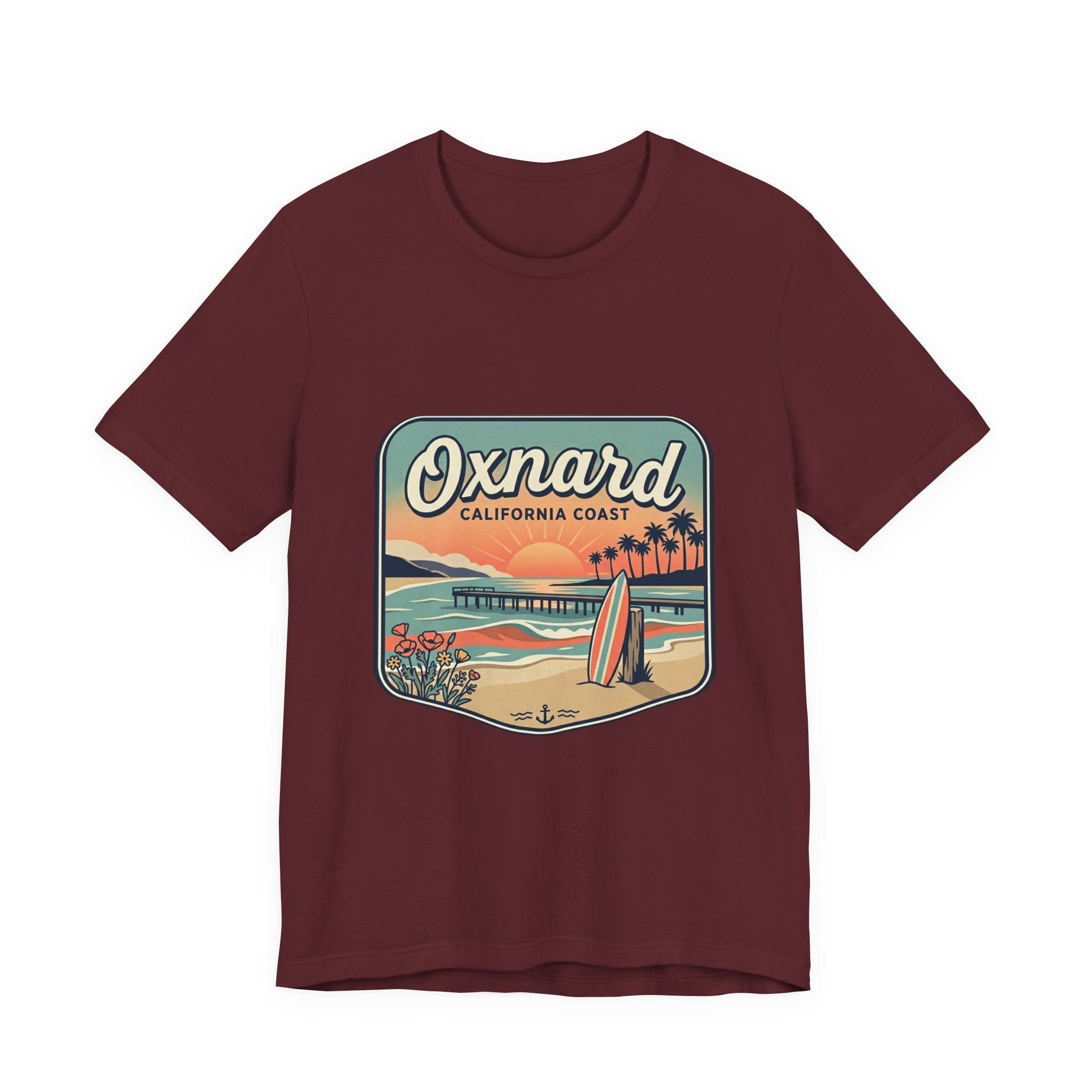 Oxnard California Coast Surf Tee