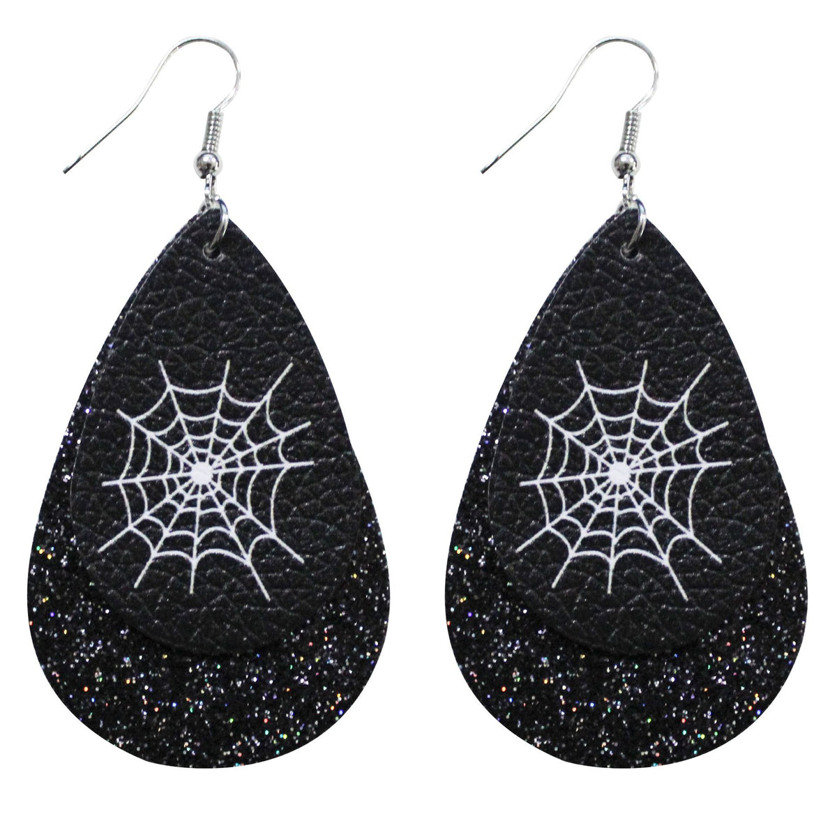 Halloween Leather Water Drop Earrings Fashion Simple Ghost Festival Earrings Personalized Skull Pumpkin Lantern Earrings Factory Hot Sale