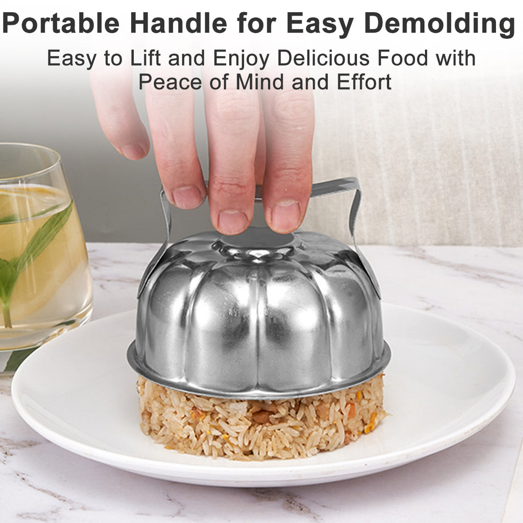 Omurice Mold Japanese-Style 304 Stainless Steel Boat-Shaped Egg-Wrapped Rice Mold DIY Sushi Making Mold Kitchen Gadgets