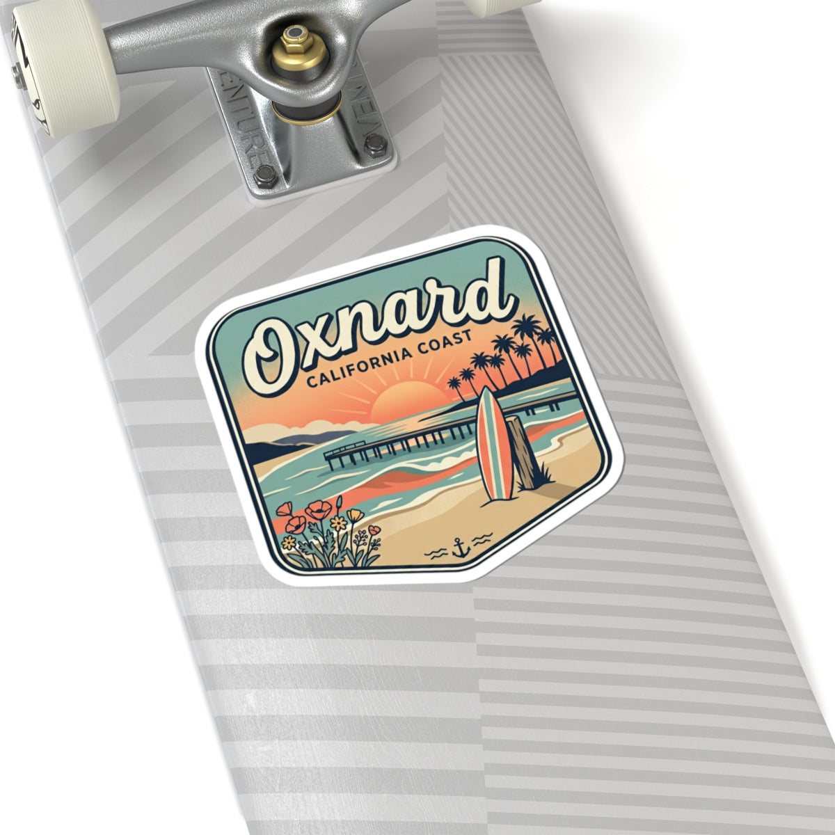 Oxnard Kiss-Cut Stickers