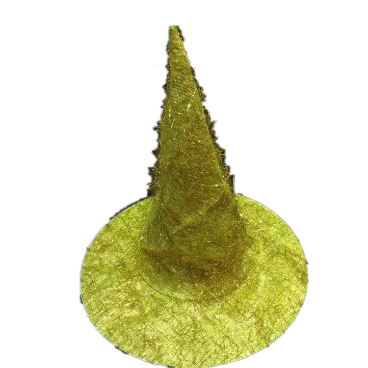 Hawei Halloween adult children's performance witch hat fancy dress dance performance black pointed hat five-star witch hat