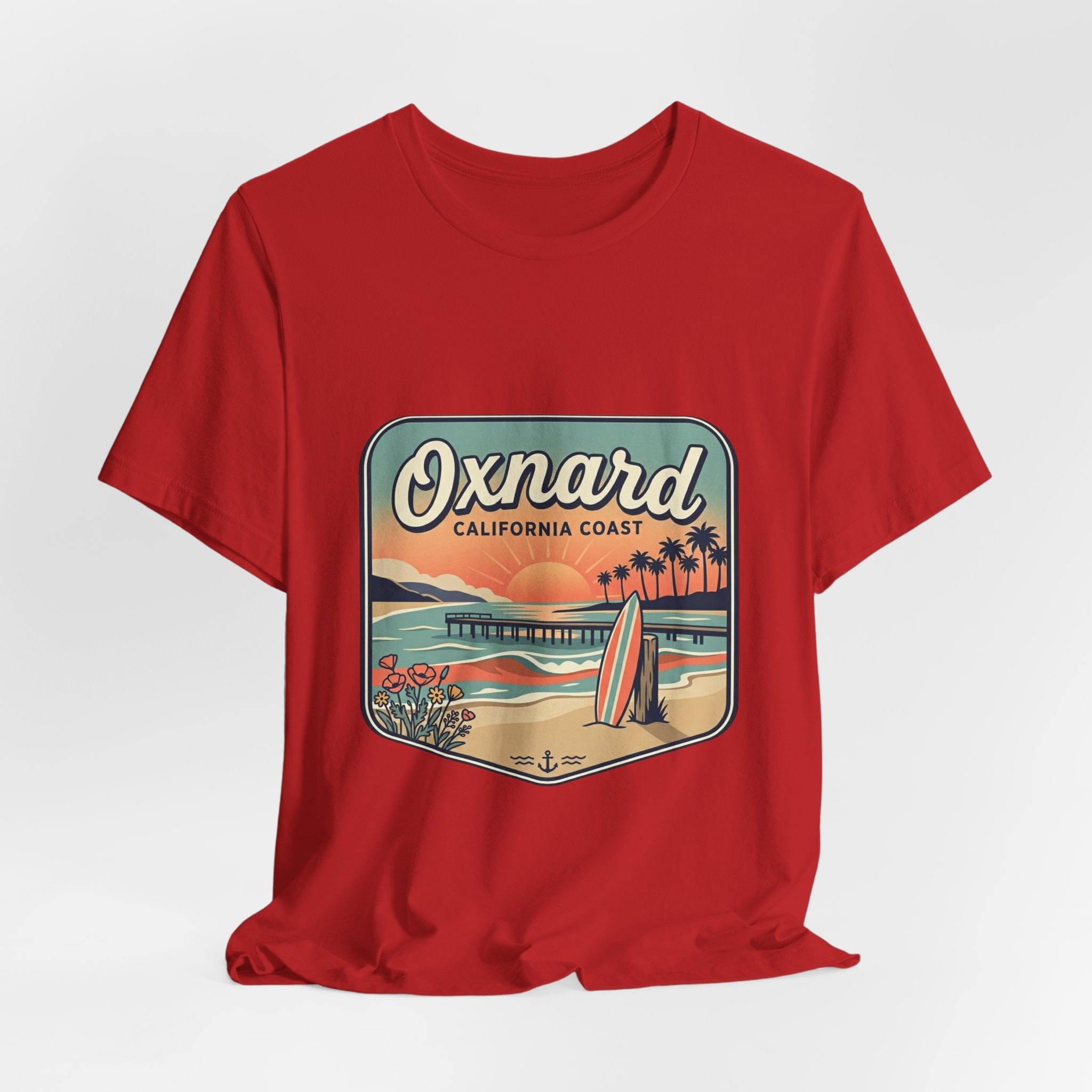 Oxnard California Coast Surf Tee
