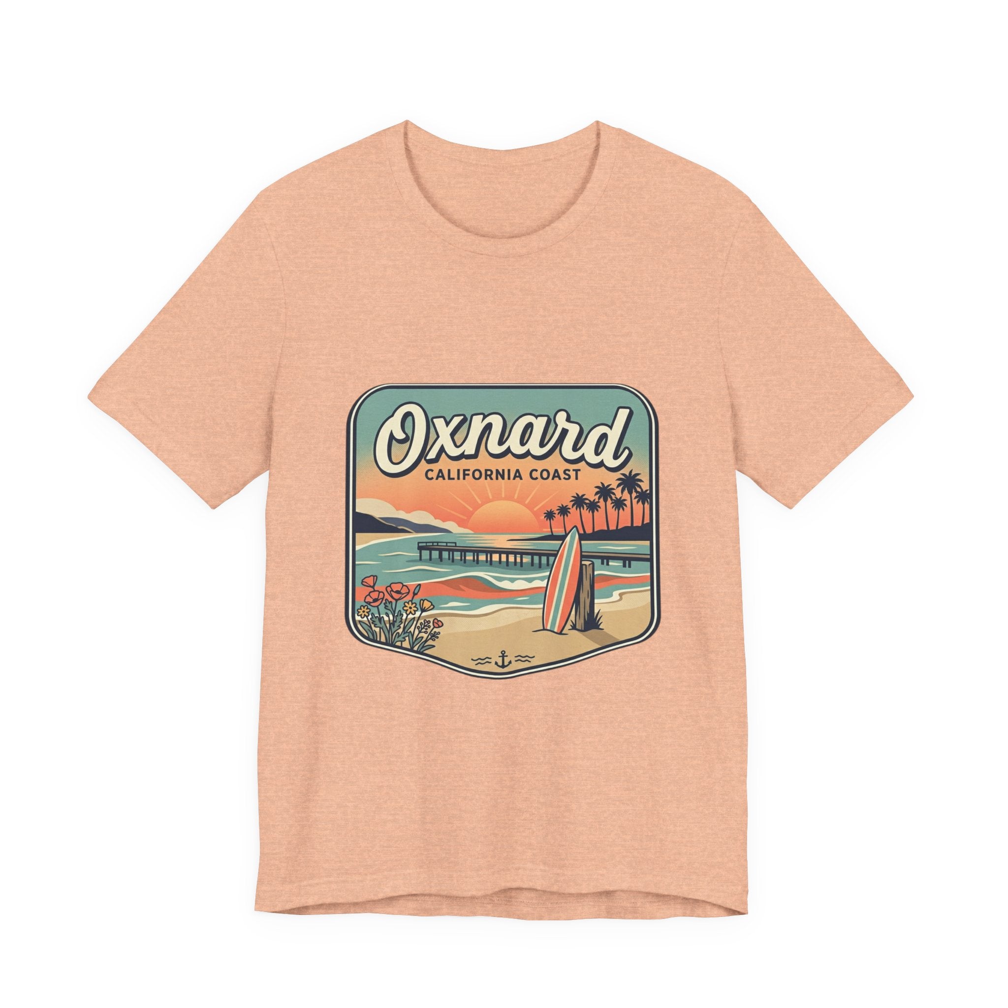 Oxnard California Coast Surf Tee