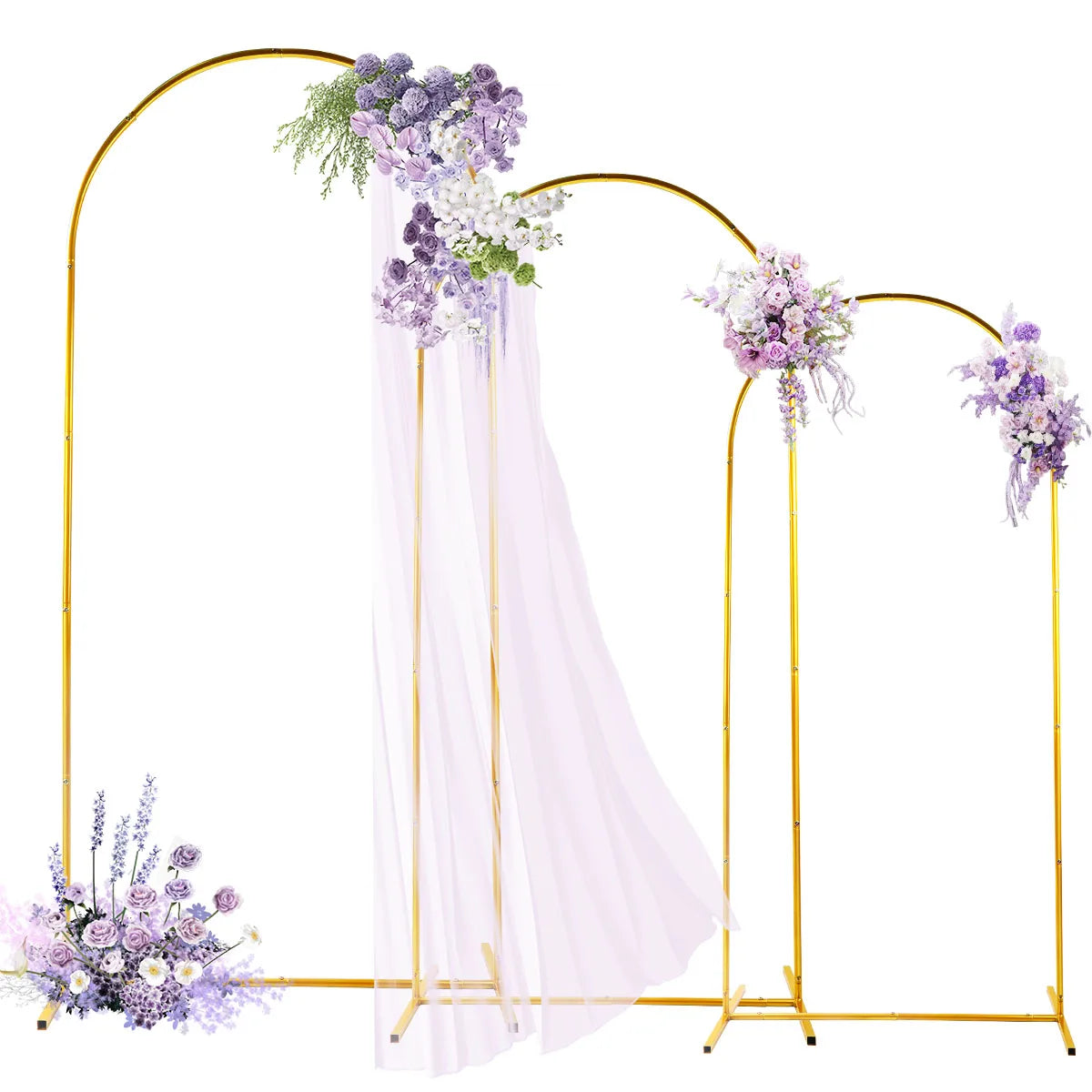 3Pack Golden Metal Arch Kits