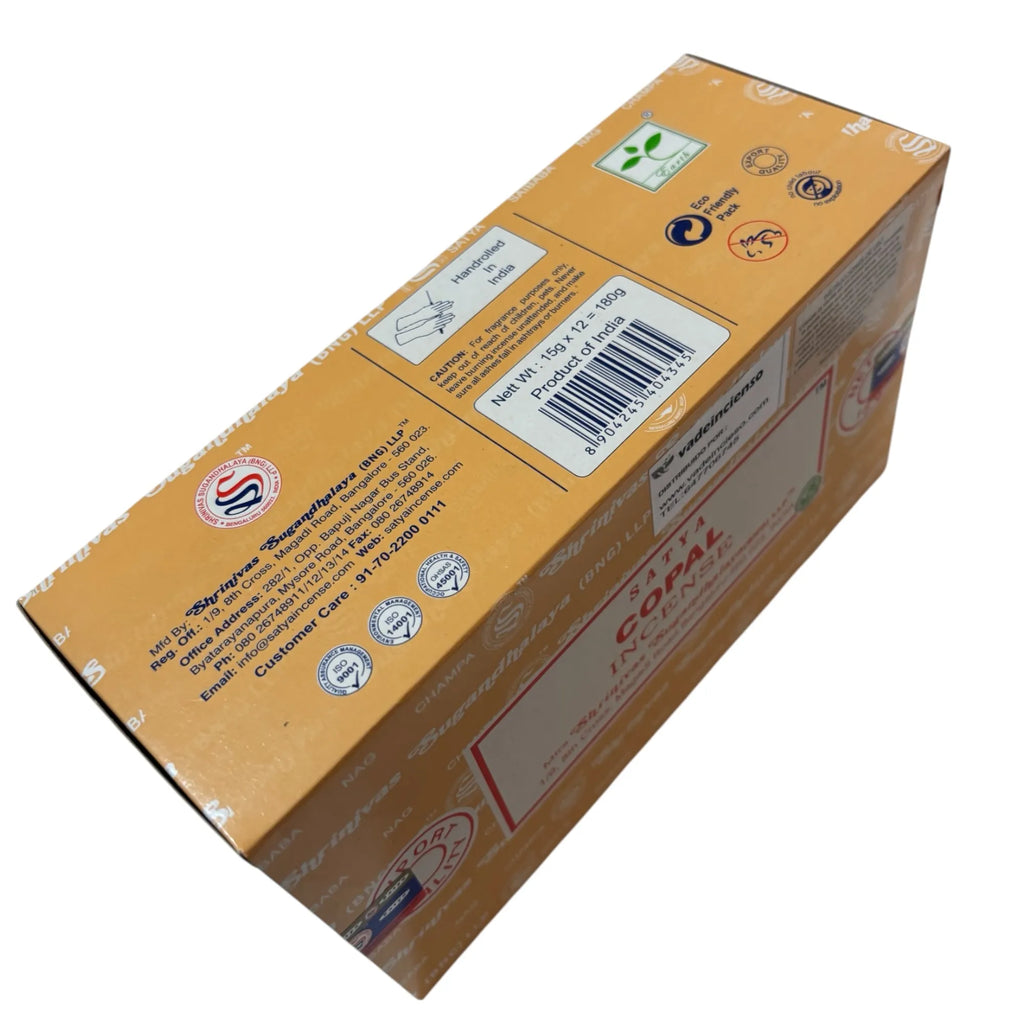 Incense Complete Boxes Satya Nag Champa Original, Goloka Agarbathi Palo Santo Reiki Cinnamon Money Lavender Rose Natural Rosemary Namaste Patchouli Tulsi Cones (Handmade in India) + Gift Burner