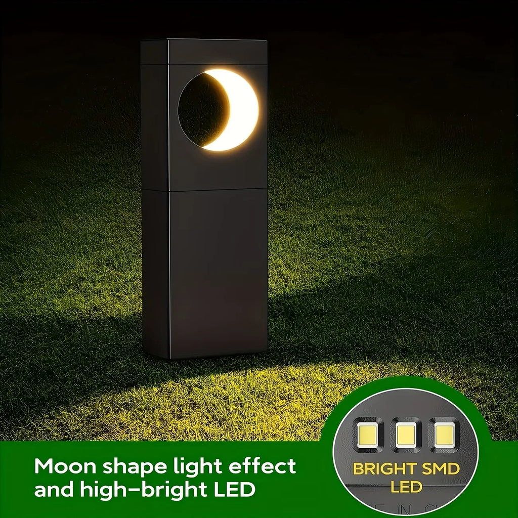 2/6 Pack Solar Pathway Lights Outdoor Waterproof Bright Moon