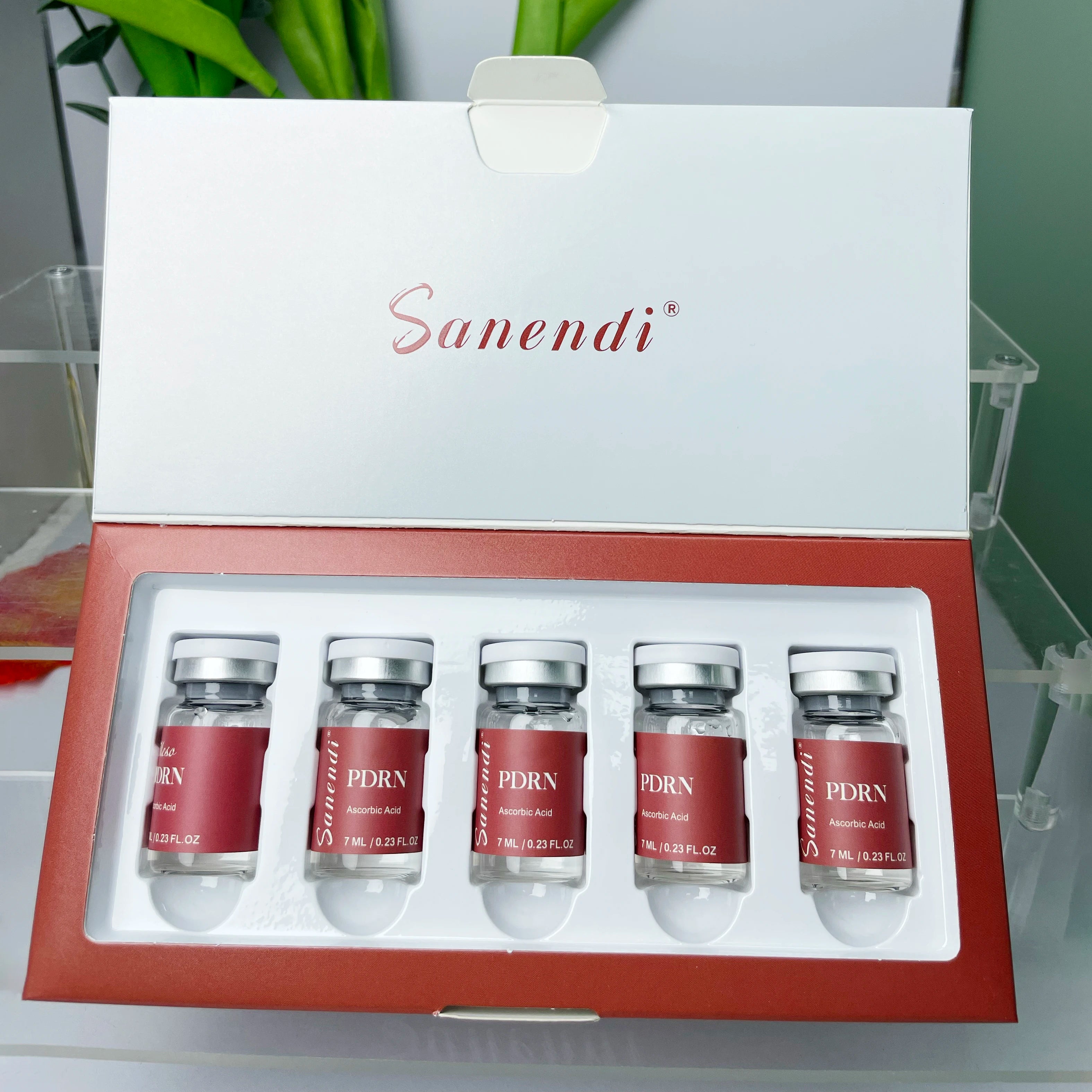 6 in 1 PDRN GS-H Hyaluronic Acid Serum Vitamin C Essence Collagen Korean Skin Care Hydrating Moisturizing Face Care Glow Recipe