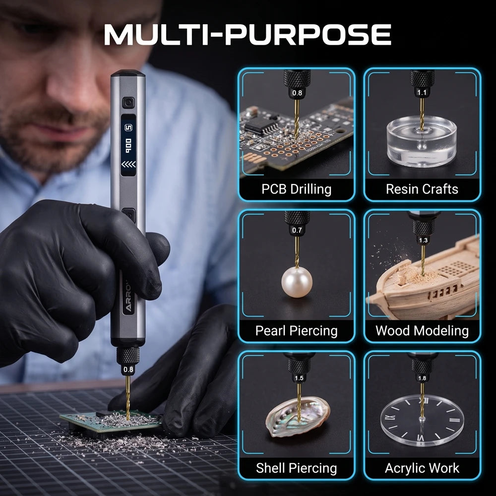 Cordless Mini Drill Pen, Rechargeable Rotary Tool
