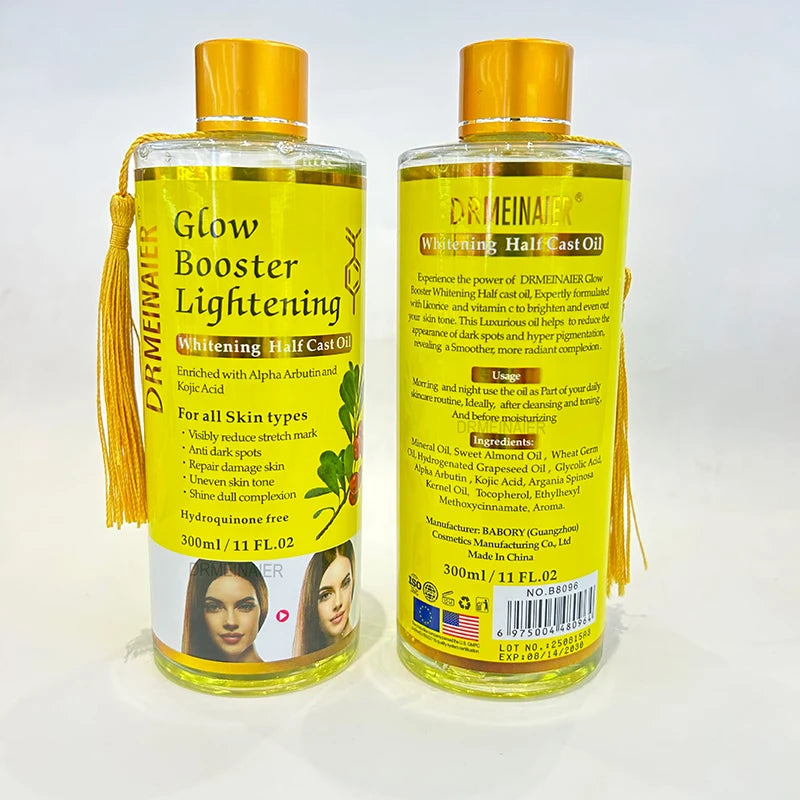 300ml Alpha Arbutin And Kojic Acid Brighten Serum Face & Body Moisturizer Nourishing Brighten Body Oil Body Face Skin Care