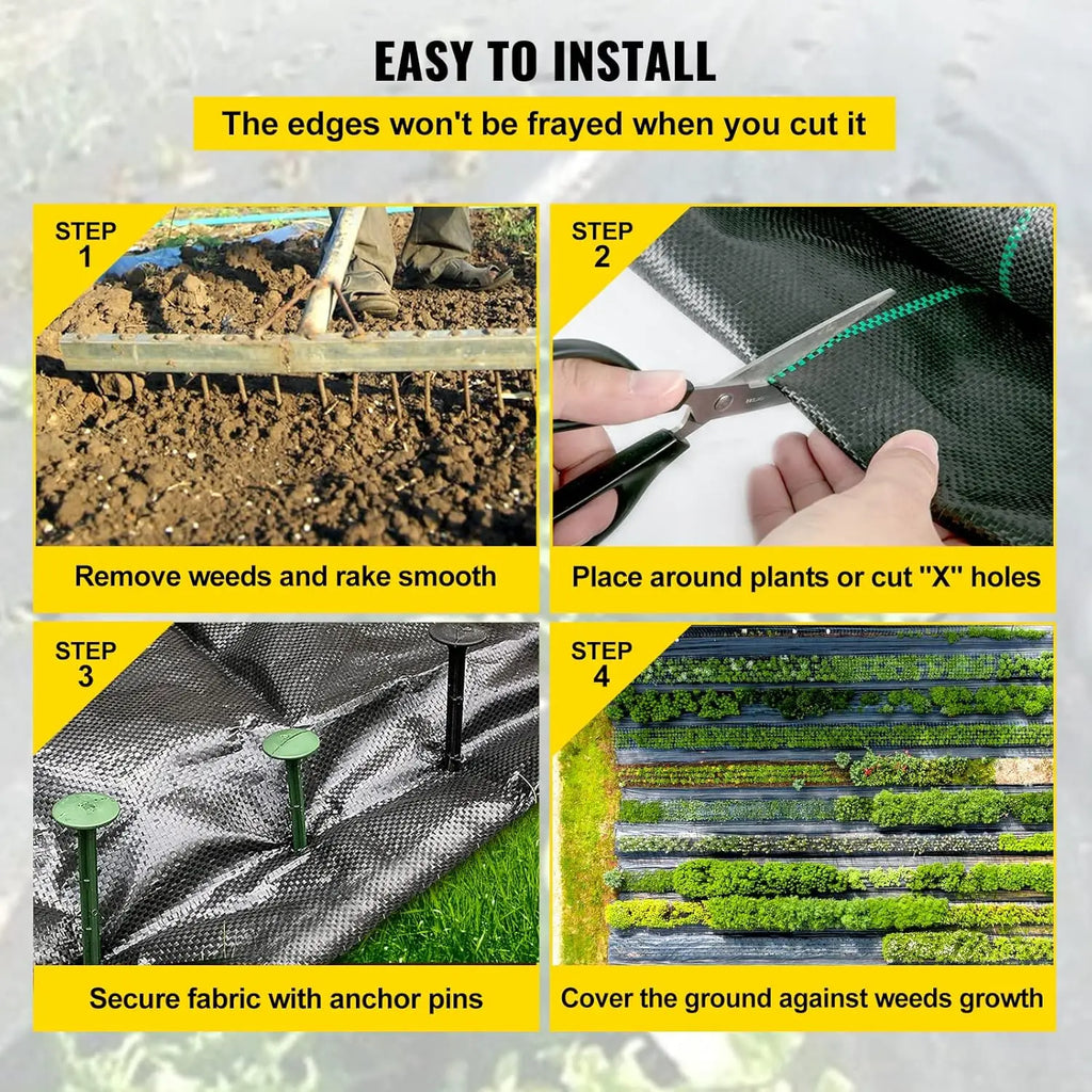 Heavy Duty Weed Barrier Landscape Fabric