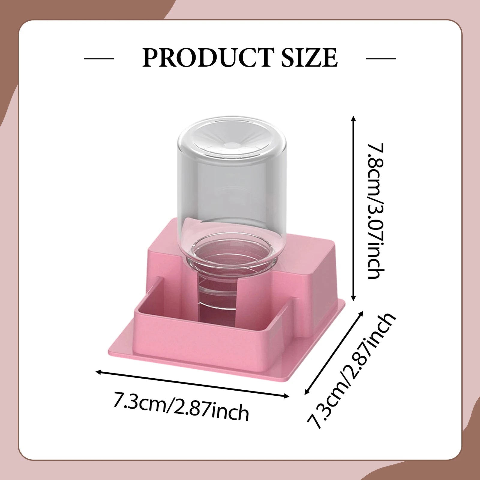 Automatic Reptile Water Dish Reusable Container Creative Feeder Station Ornament Drinking Tool for Snakes Tortoise Geckos