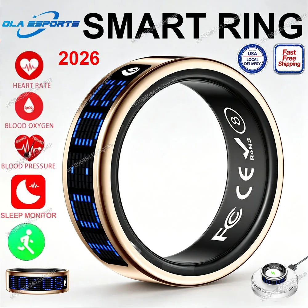 Zikr Counter Smart Ring With LED Display