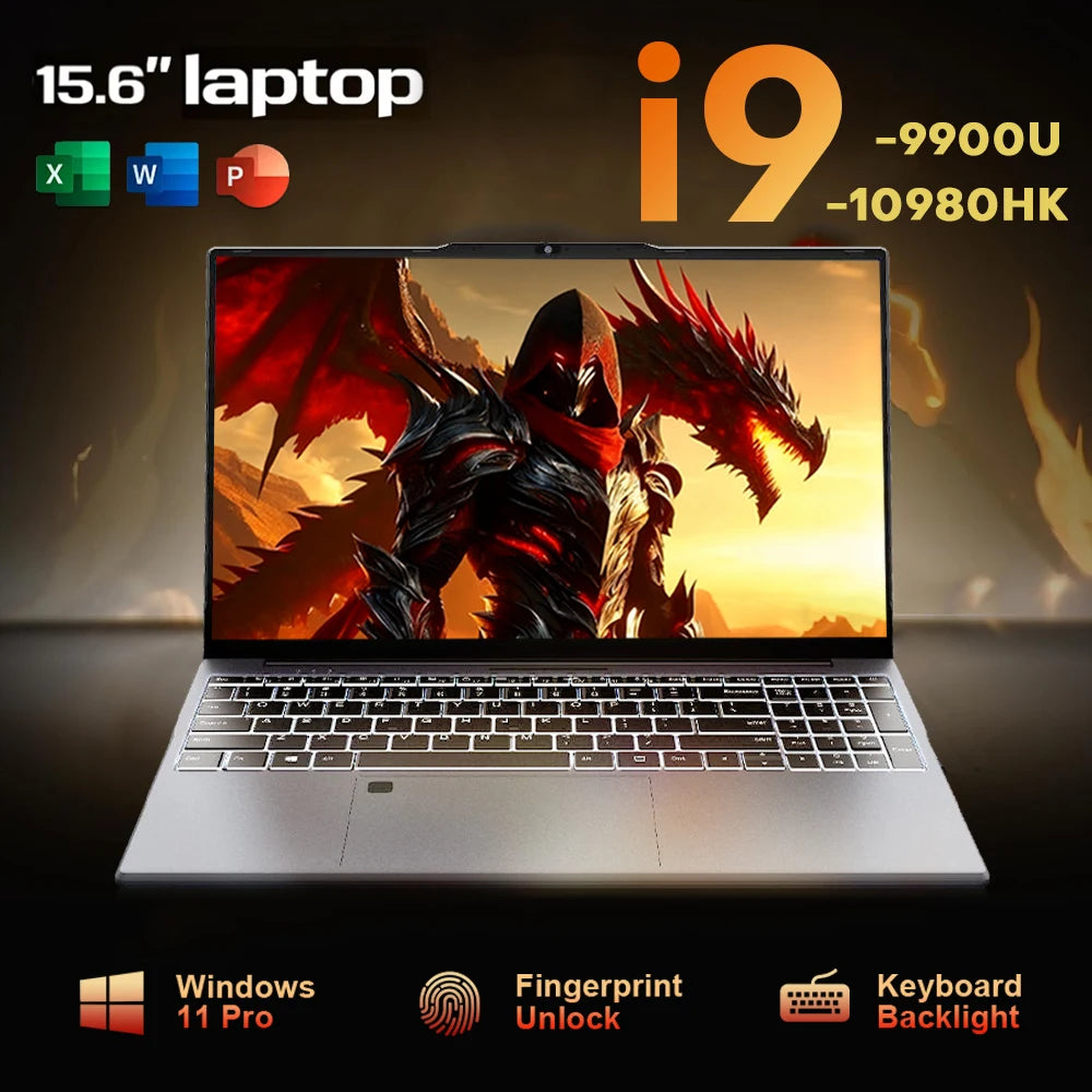Ultra Slim Laptop 15.6" 16GB RAM 2TB SSD Intel