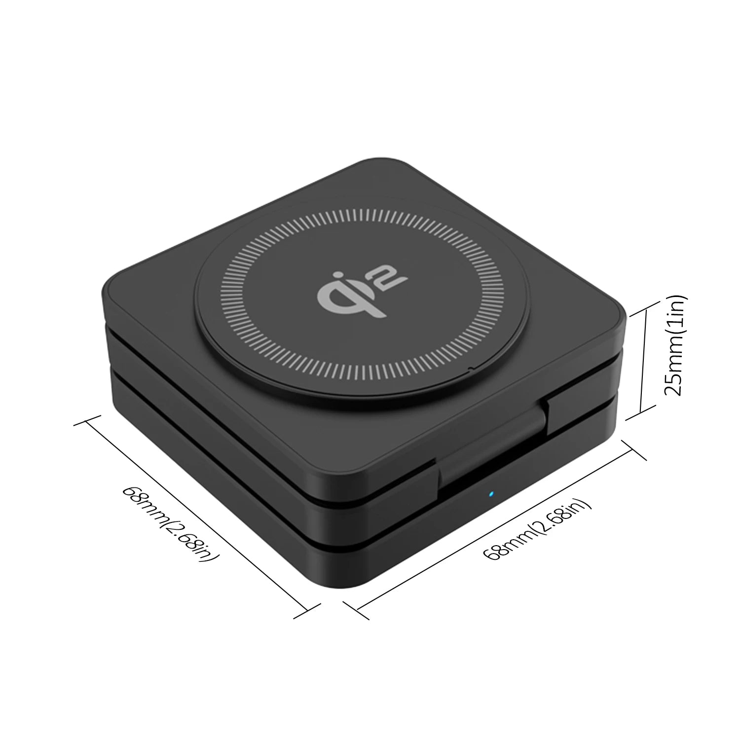 3 in 1 Wireless Charger Qi2 15W For iPhone 16 15 14 13 12 Fast Charging Station For Apple Watch 9 8 7 6 5 for Airpods pro stand