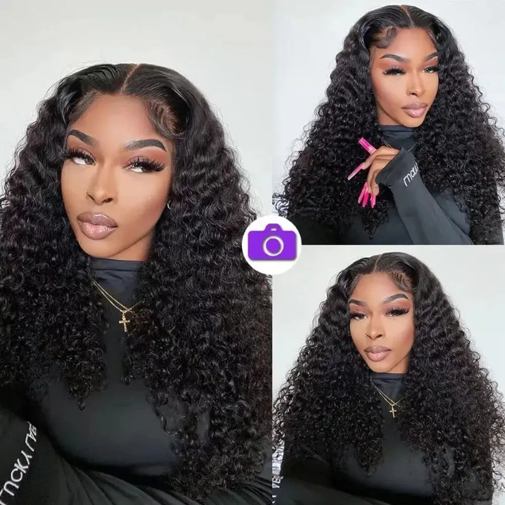 250% Density Glueless Deep Curly Wave Wig Ready To