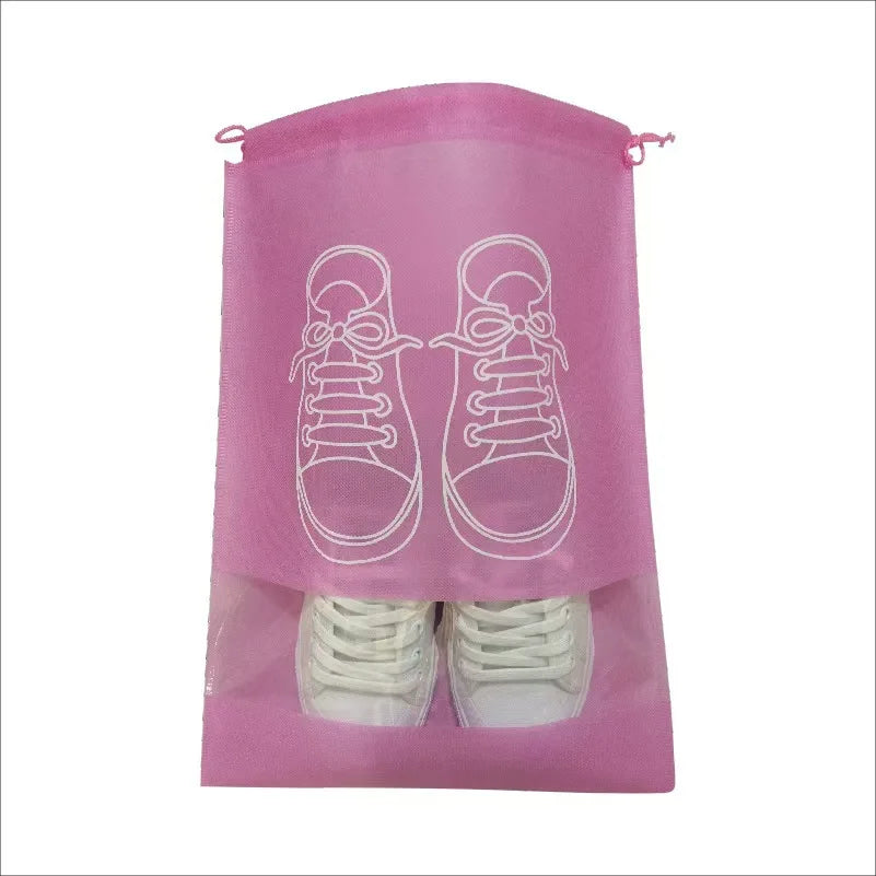 5PCS non-woven fabric shoe bags for shoe storage, dust-proof storage bags