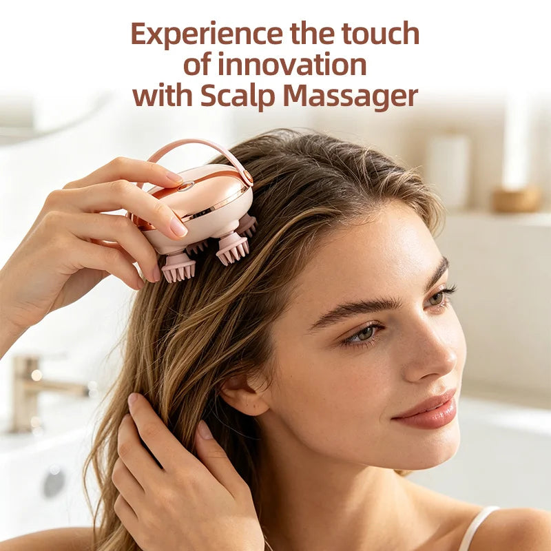 Electric Scalp Massager Head Scratcher with 3 Massage Modes