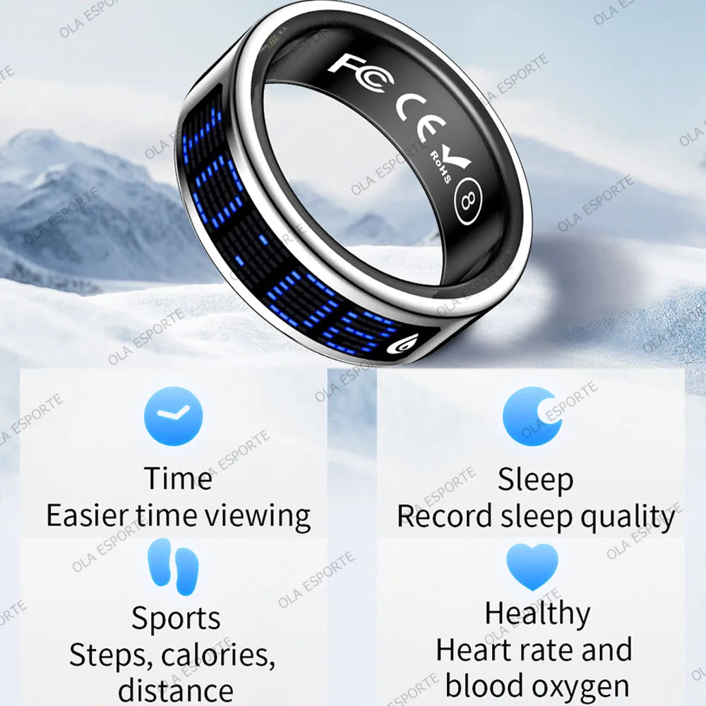Zikr Counter Smart Ring With LED Display
