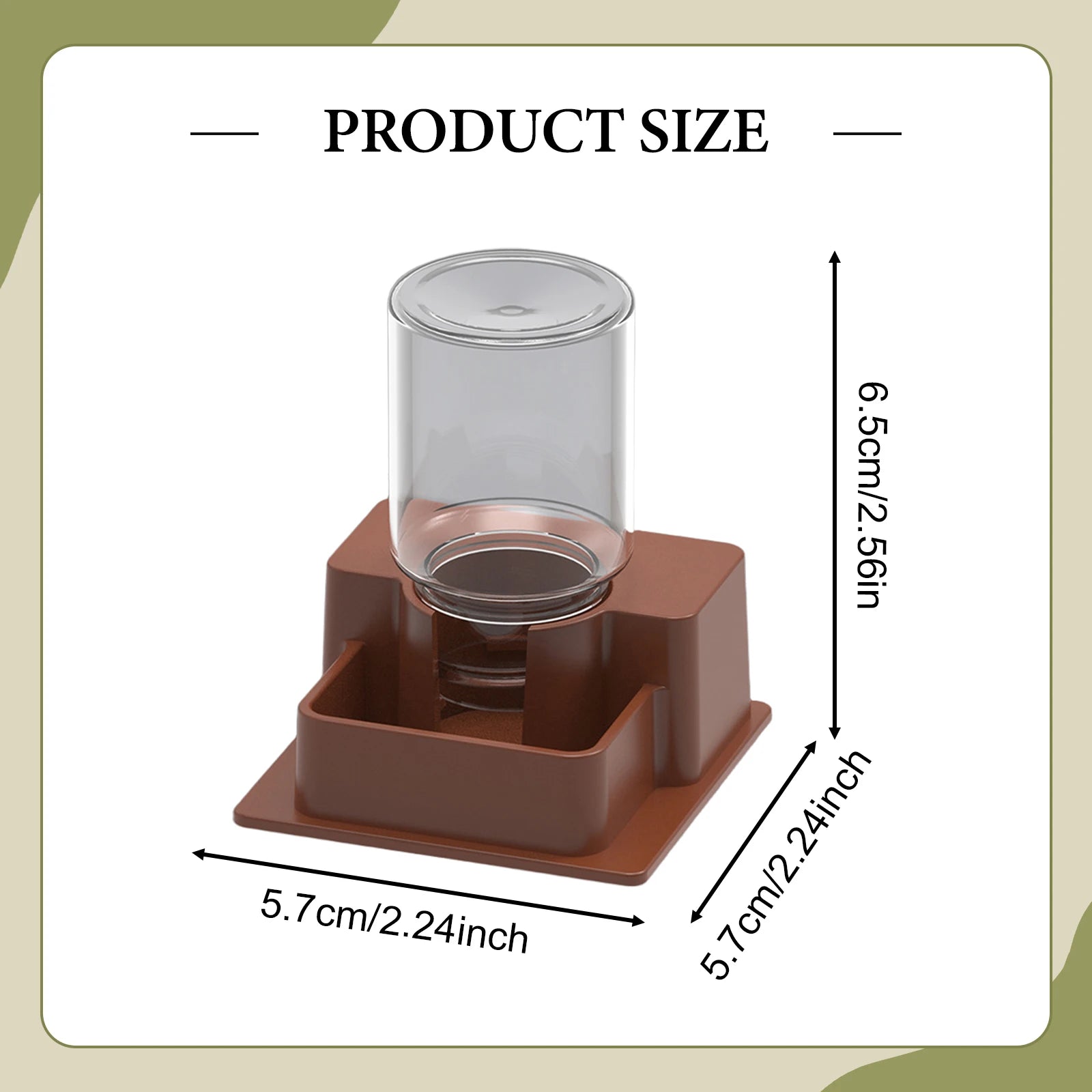 Automatic Reptile Water Dish Reusable Container Creative Feeder Station Ornament Drinking Tool for Snakes Tortoise Geckos