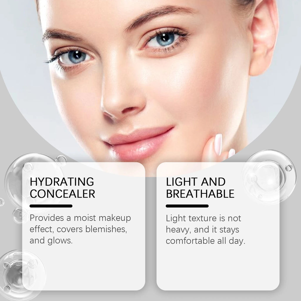 Vitamin E Light Skin Beauty Foundation Hyaluronic Acid Moisturizing