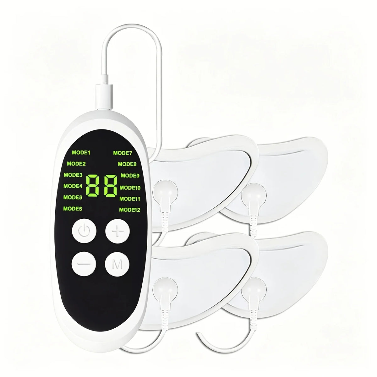 EMS Microcurrent Facial Massager for Women 12 Modes 36 Intensity Levels Face Lifting Skin Tightening Eye Care Device Non-Invasive Anti Aging Beauty Tool USB Rechargeable Facial Toning Sculpting Home Skincare Device