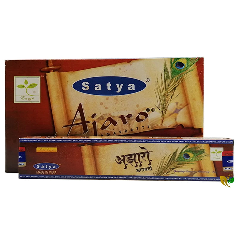 Incense Complete Boxes Satya Nag Champa Original, Goloka Agarbathi Palo Santo Reiki Cinnamon Money Lavender Rose Natural Rosemary Namaste Patchouli Tulsi Cones (Handmade in India) + Gift Burner