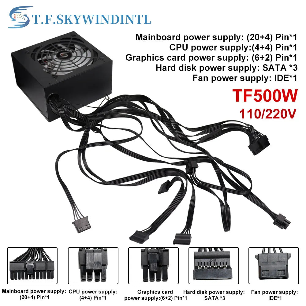 Fonte PC Power Sources for Office 24pin ATX Computer Power Supply