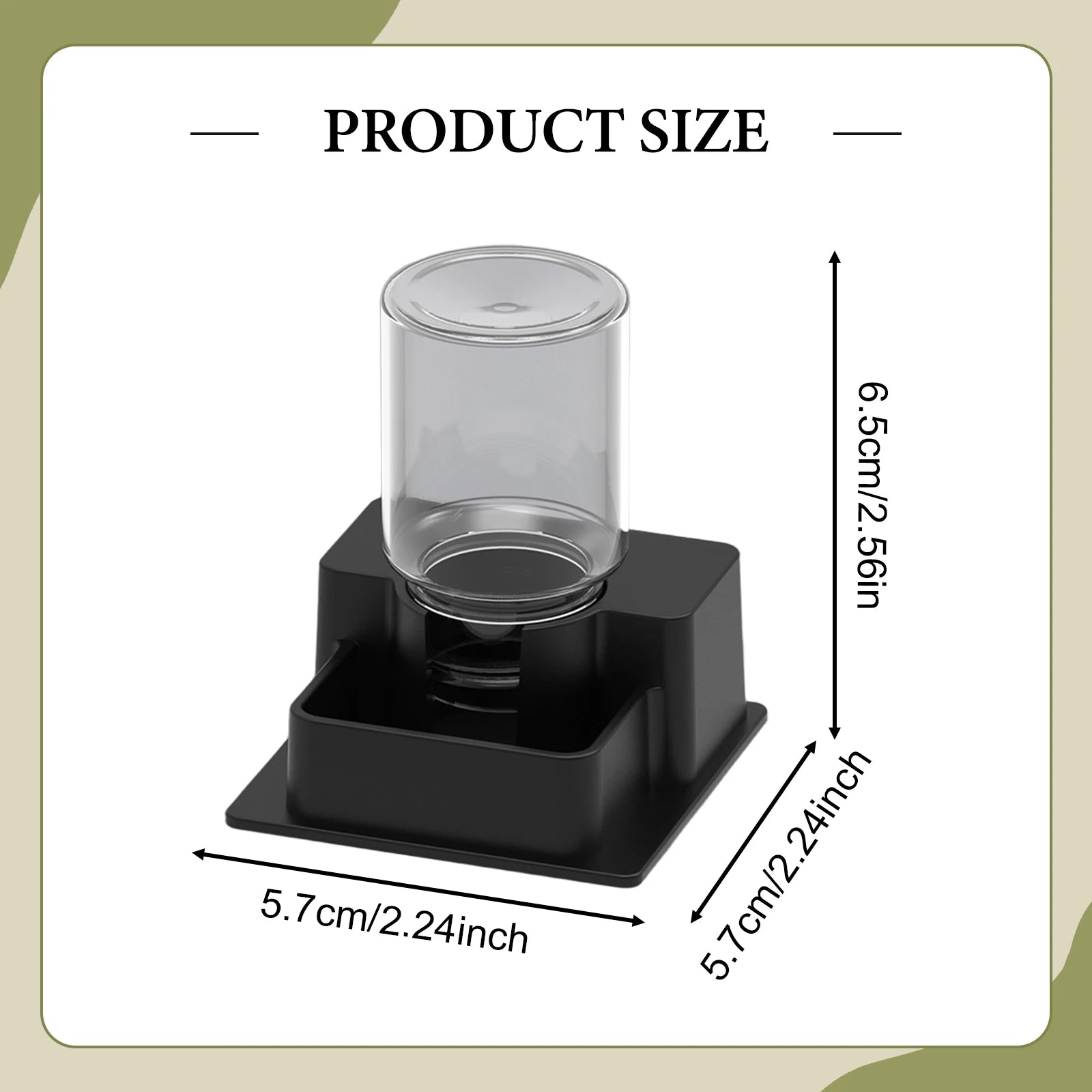 Automatic Reptile Water Dish Reusable Container Creative Feeder Station Ornament Drinking Tool for Snakes Tortoise Geckos