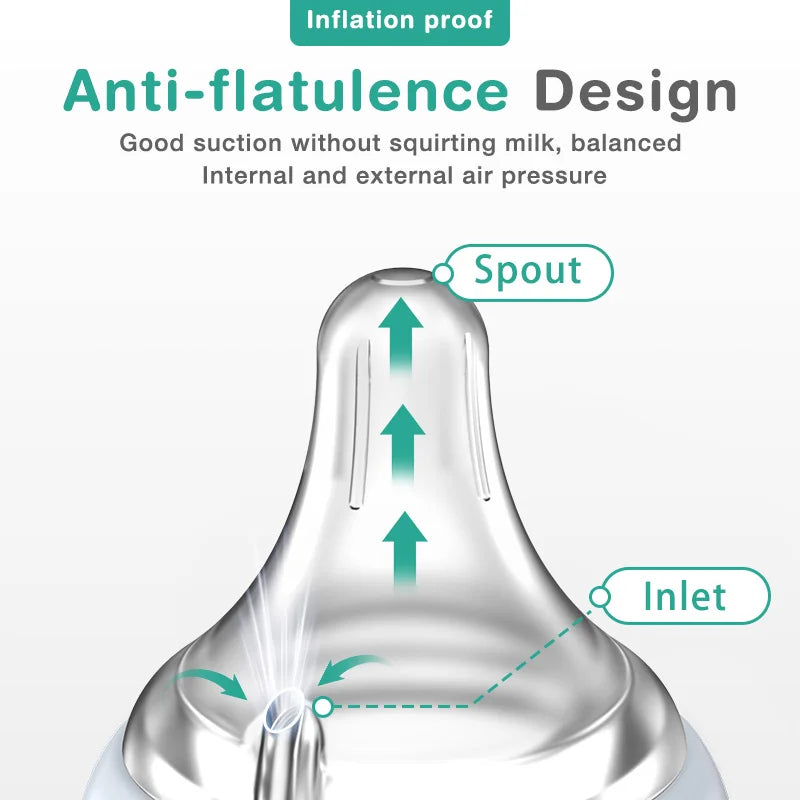 Glass Baby Feeding Bottles, BPA Free