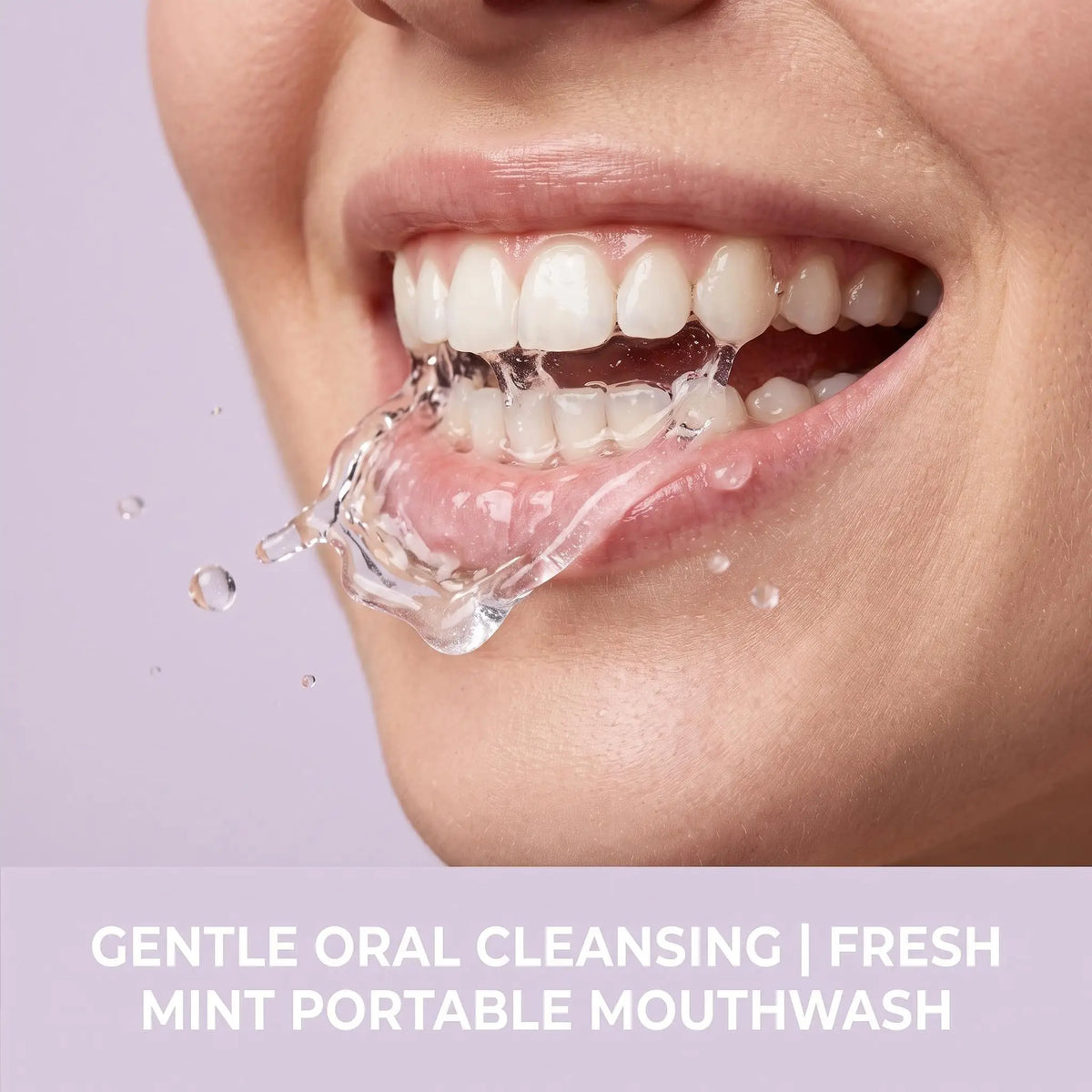 Purple Mouthwash for Teeth Whitening Nano Hydroxyapatite Remove Stains