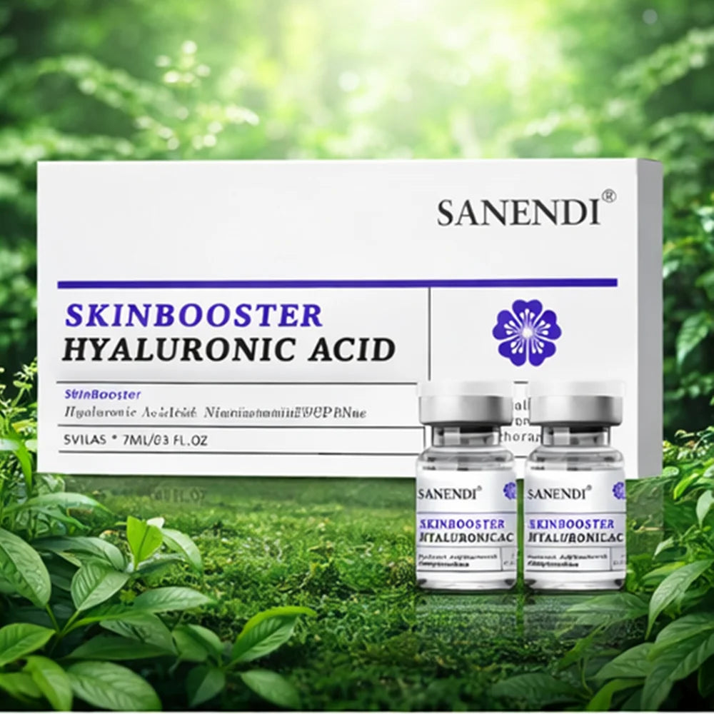 Sanendi NAD+ Salmon DNA Serum Copper Peptide Essence Hyaluronic Acid Skin Booster Hydrating Facial Care Set Korean Skin Care