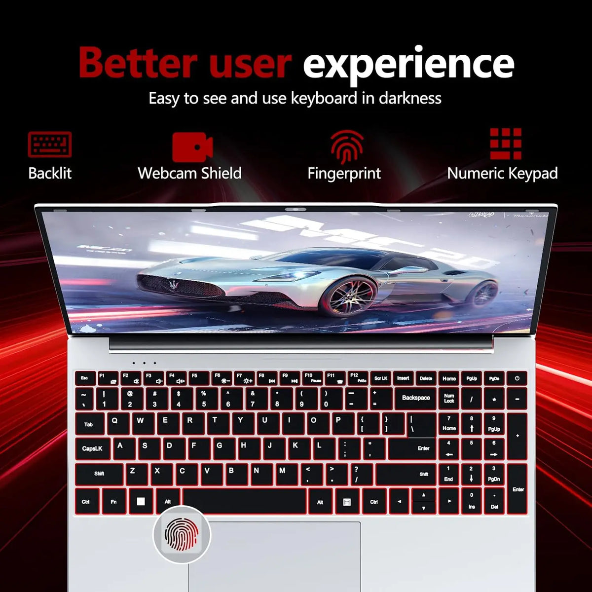 Ultra Slim Laptop 15.6" 16GB RAM 2TB SSD Intel