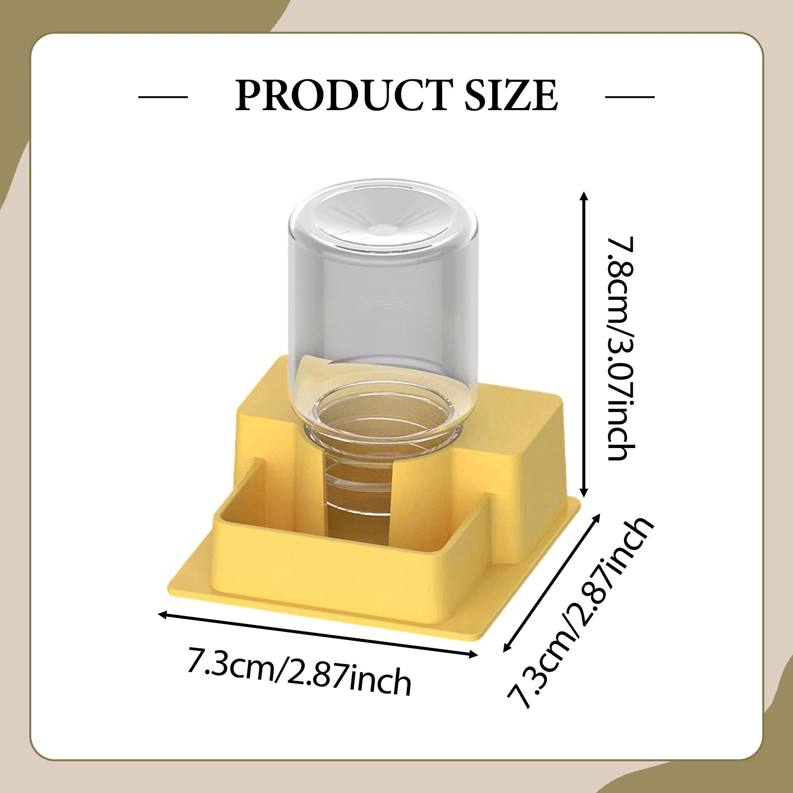 Automatic Reptile Water Dish Reusable Container Creative Feeder Station Ornament Drinking Tool for Snakes Tortoise Geckos