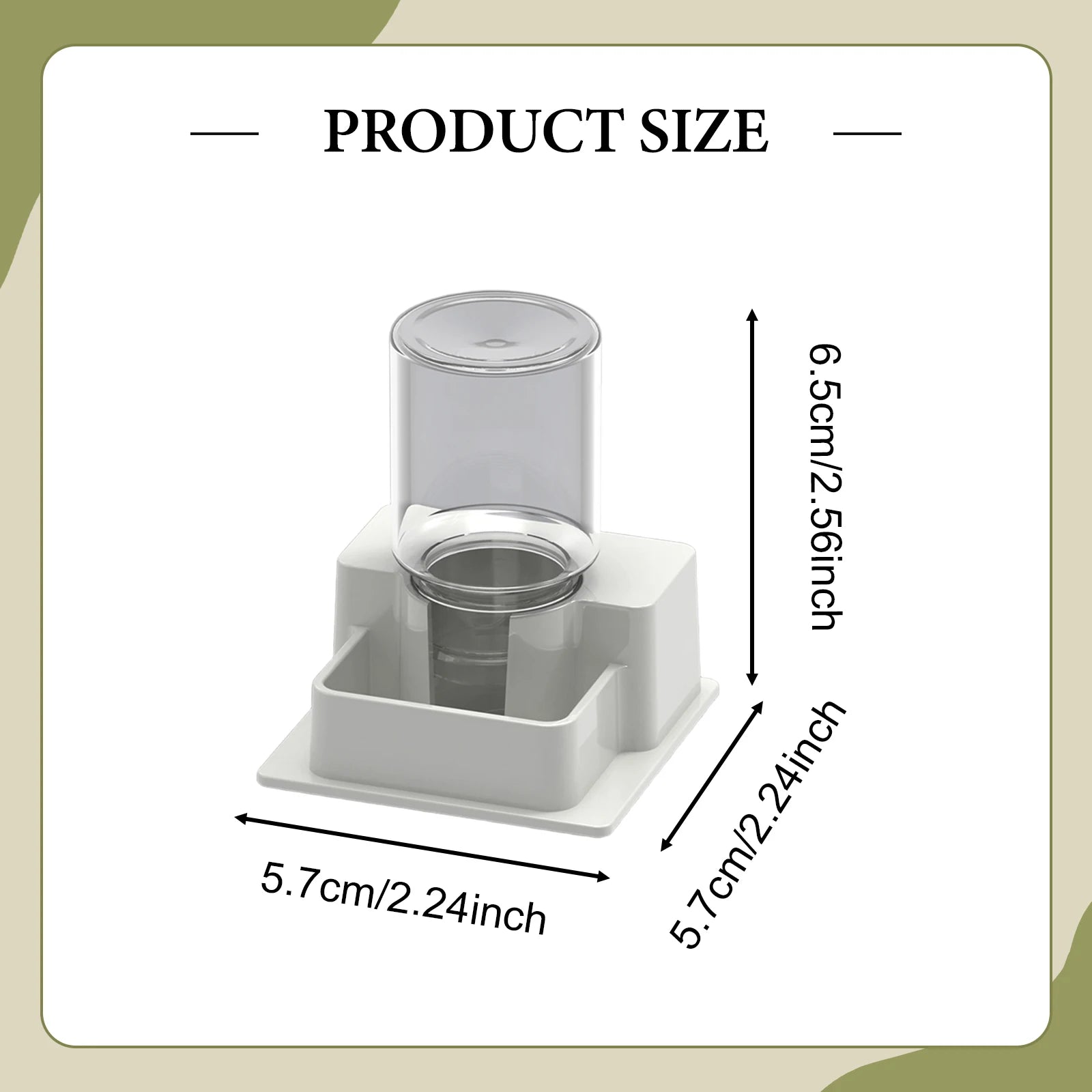 Automatic Reptile Water Dish Reusable Container Creative Feeder Station Ornament Drinking Tool for Snakes Tortoise Geckos
