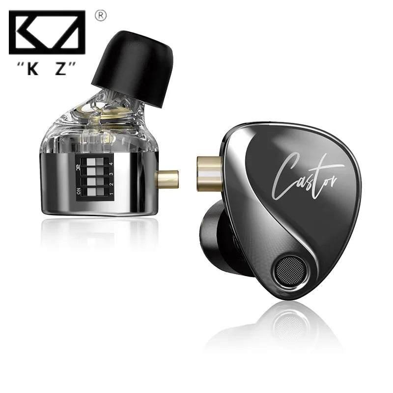 KZ Castor In Ear HiFi Earphone 2 Dynamic High-end