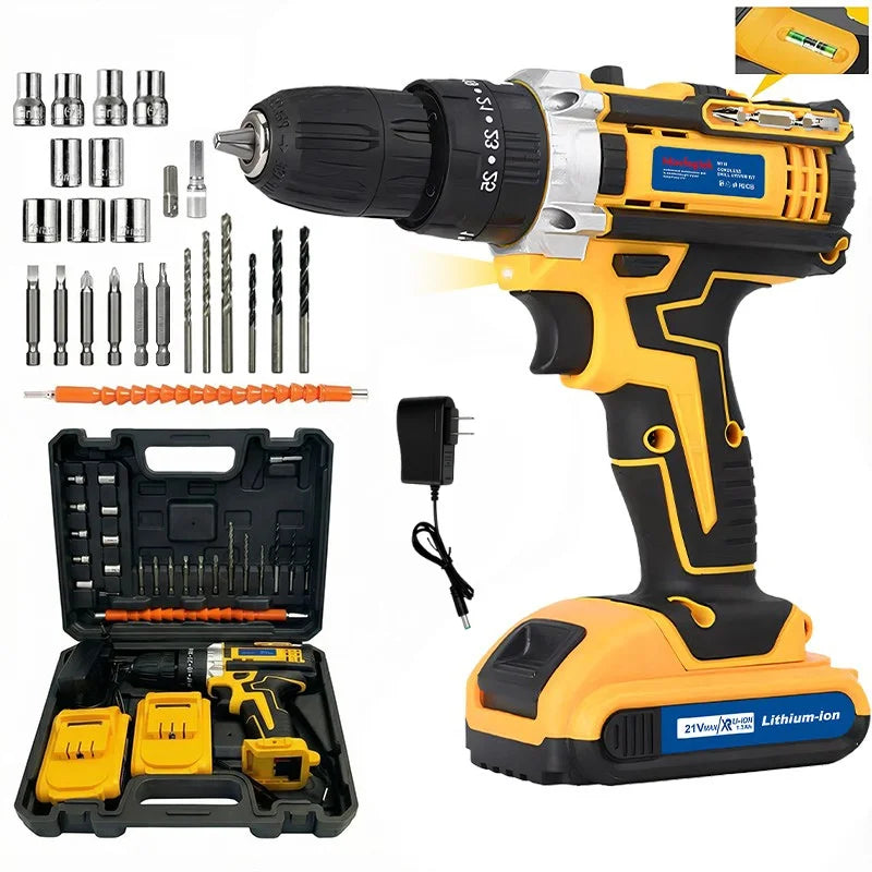 Cordless Electric Screwdriver and Drill Combo Kit