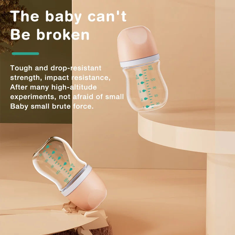 Glass Baby Feeding Bottles, BPA Free