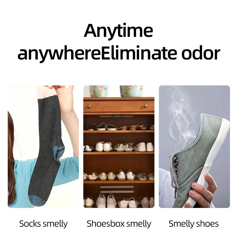Shoes Deodorizing Removal Spray Foot Socks Odor Stink Freshener