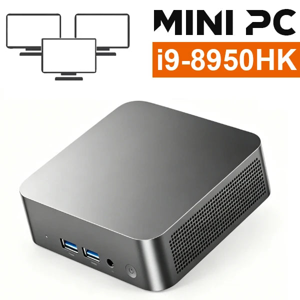 MINI PC Windows 11 Pro Intel i9-8950HK/i3-6100 Gaming PC