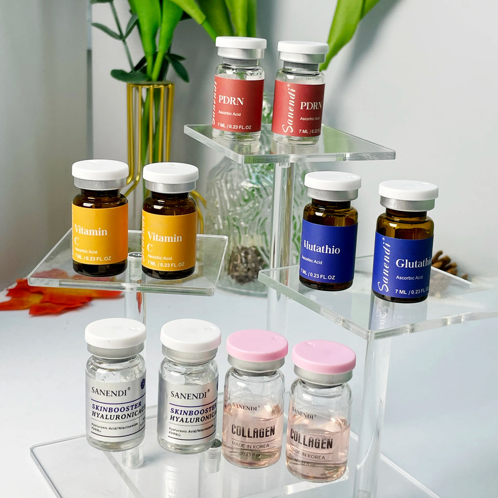 6 in 1 PDRN GS-H Hyaluronic Acid Serum Vitamin C Essence Collagen Korean Skin Care Hydrating Moisturizing Face Care Glow Recipe