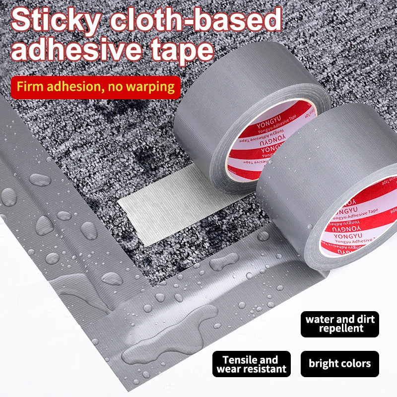 Super Strong Waterproof Duct Tape - Versatile Silvery Gray
